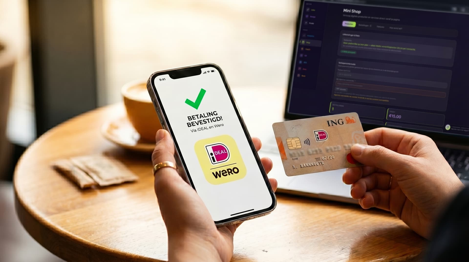 iDEAL en Wero betalingen via je bio link — Guide | LinkDash
